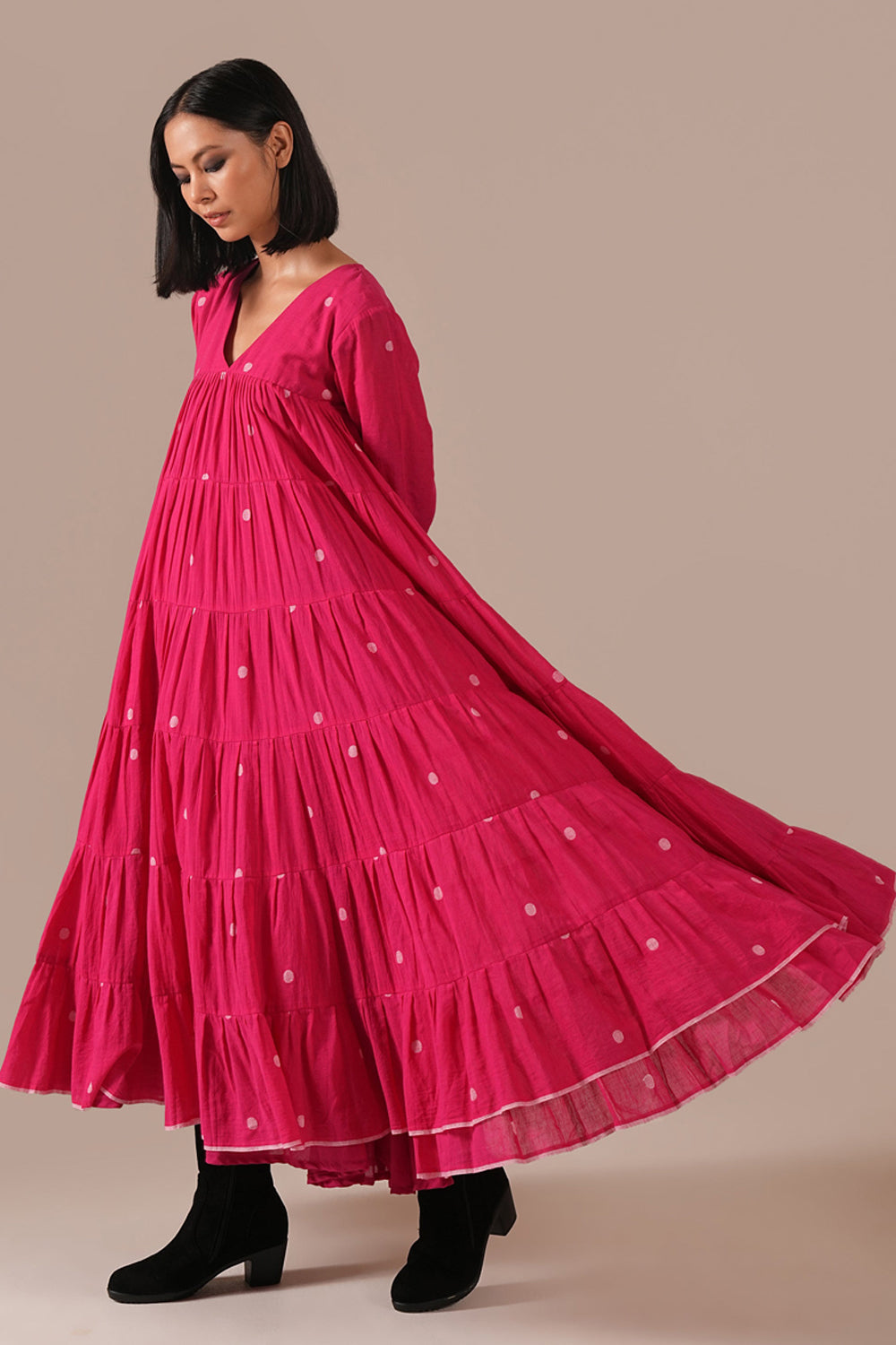 Fuchsia Halo Dress