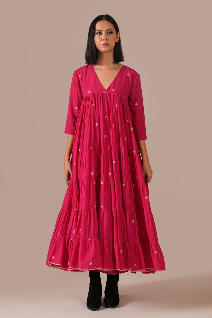 Fuchsia Halo Dress