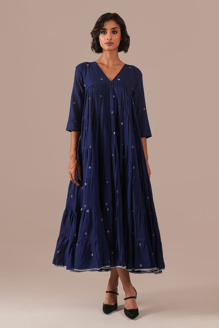Indigo Echo Dress