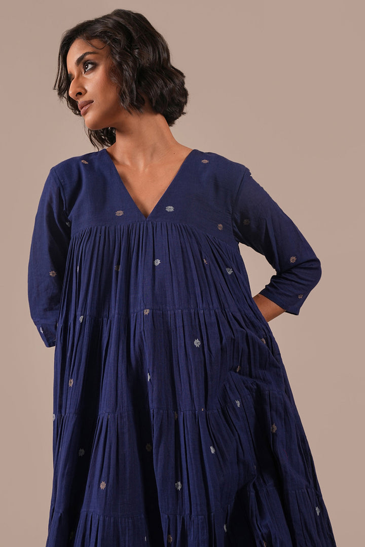 Indigo Echo Dress