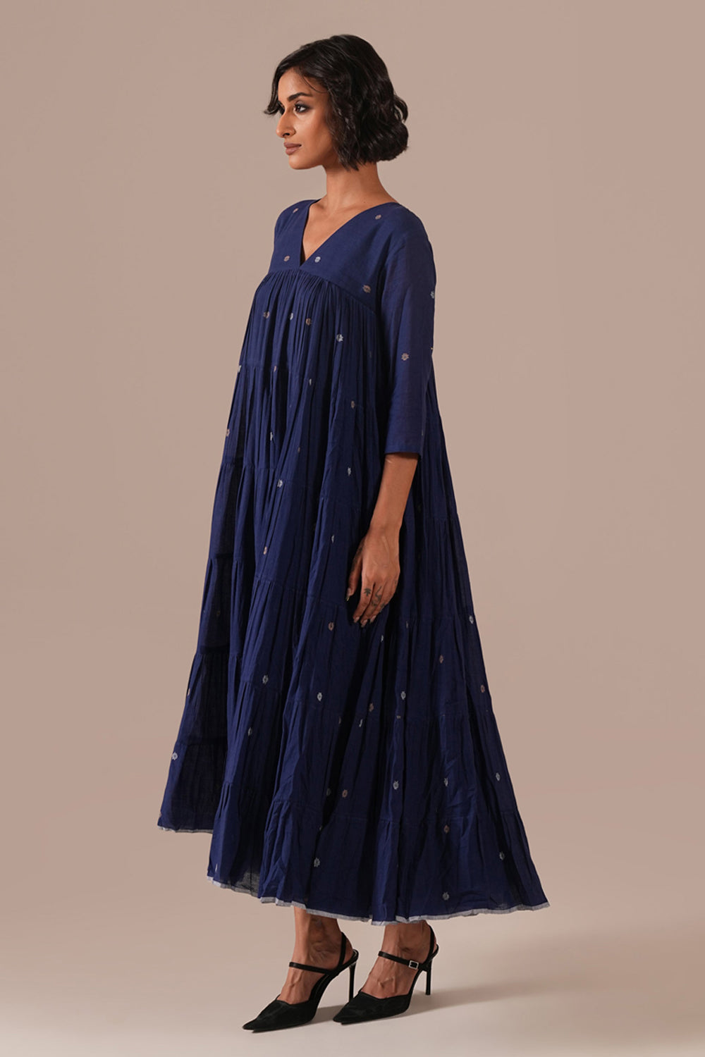 Indigo Echo Dress