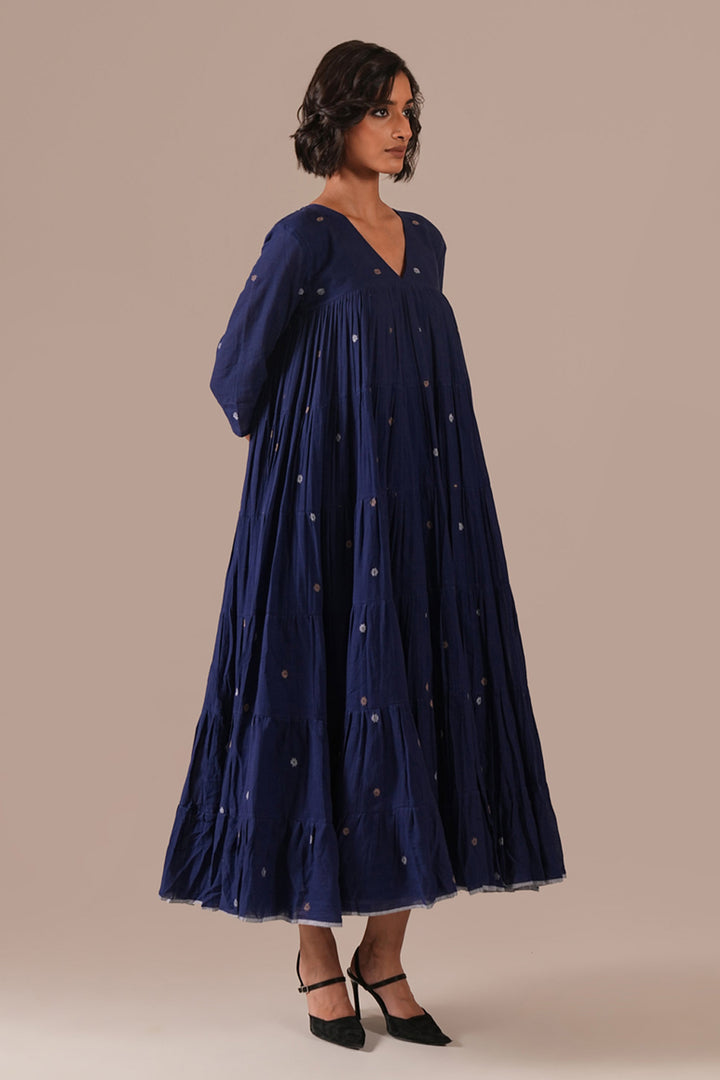Indigo Echo Dress