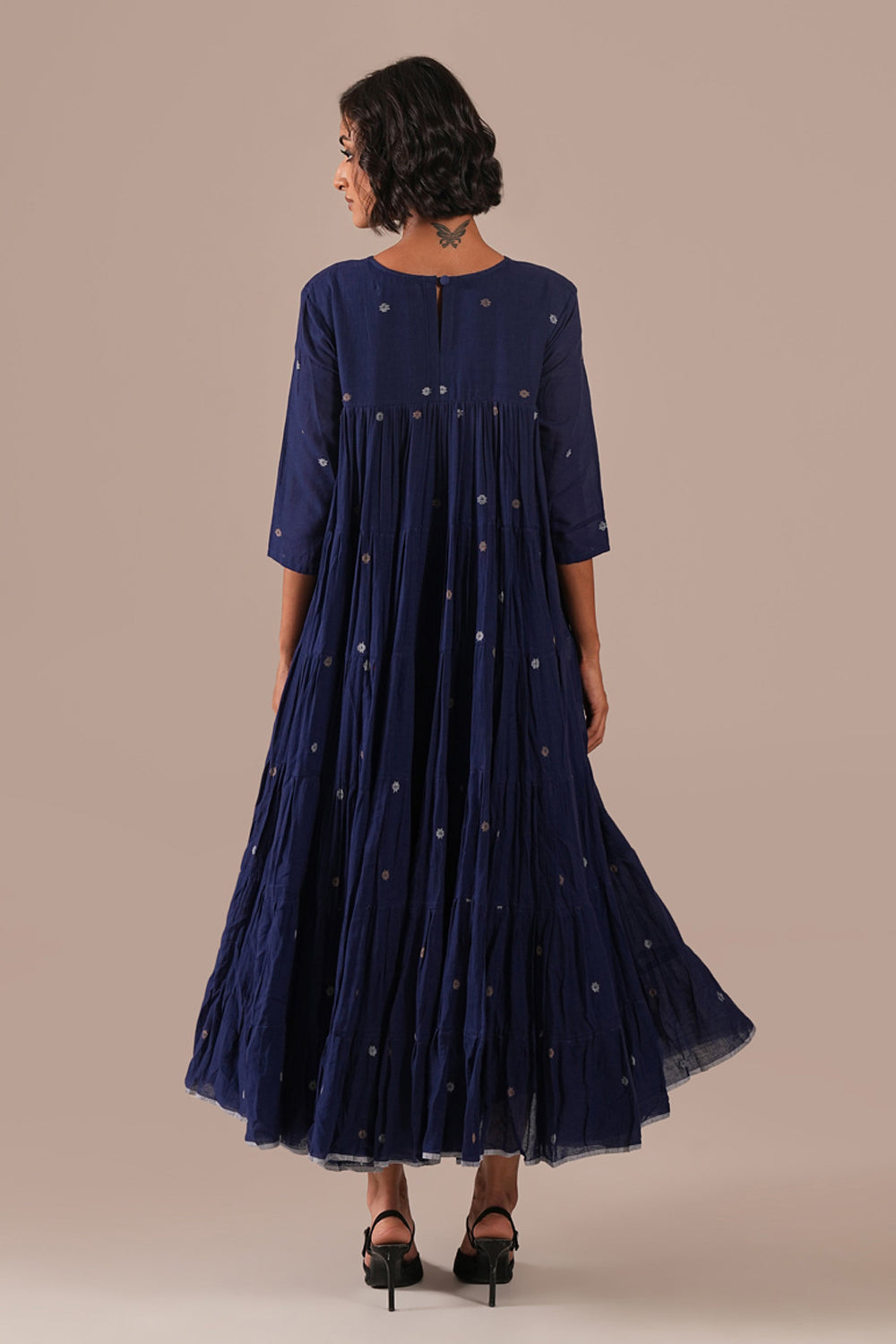 Indigo Echo Dress