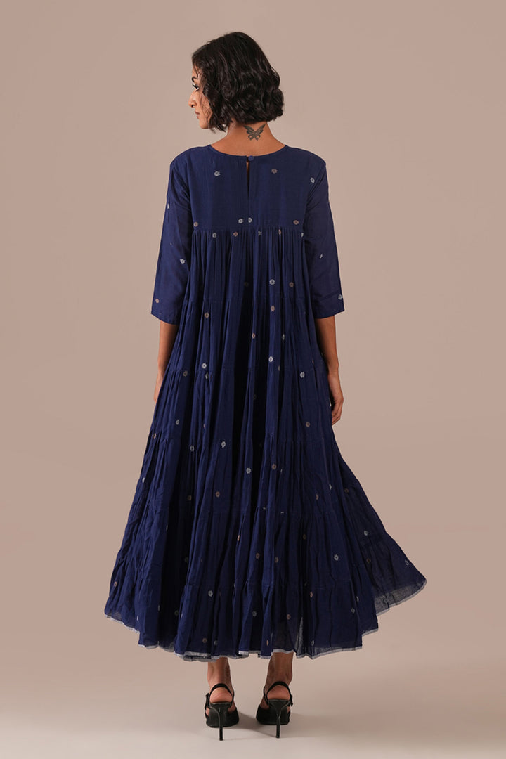 Indigo Echo Dress