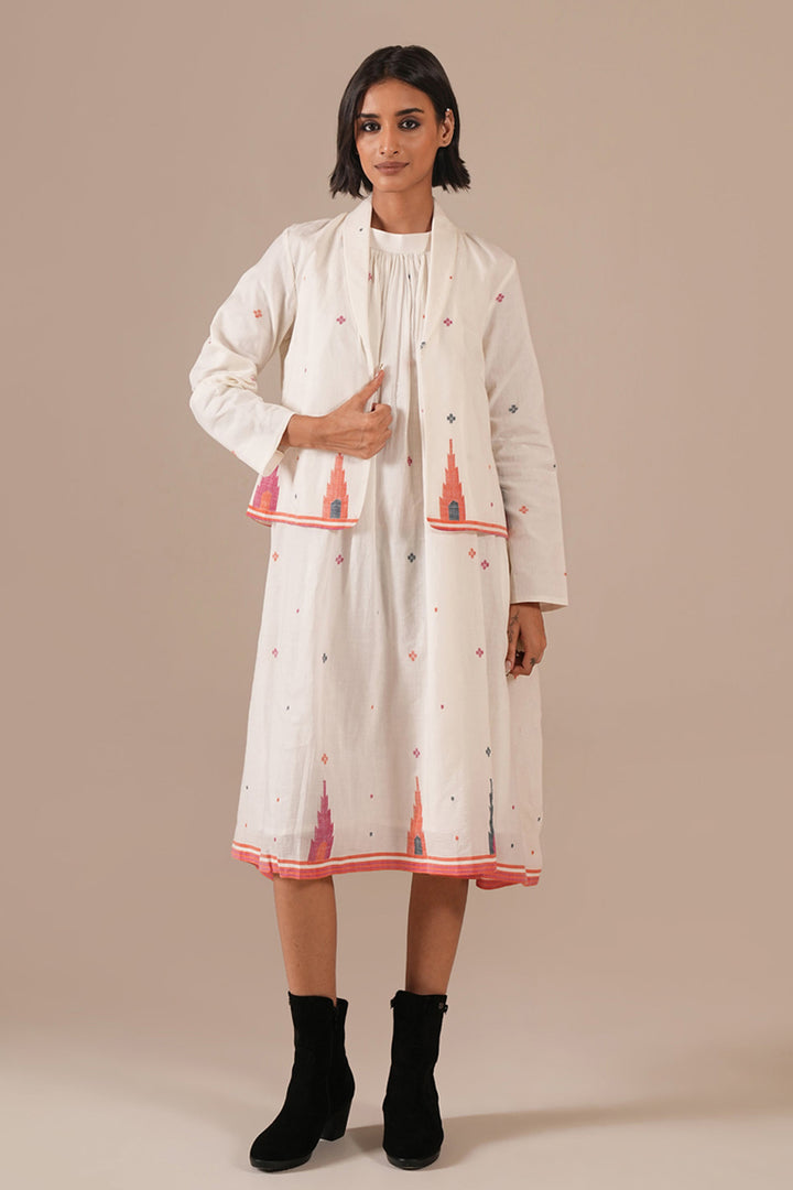 Ivory Nova Dress With Jacket