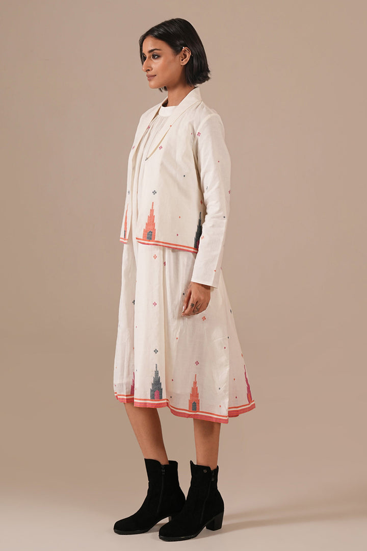 Ivory Nova Dress With Jacket