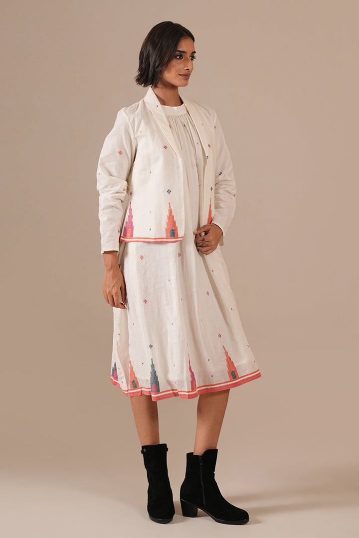 Ivory Nova Dress With Jacket