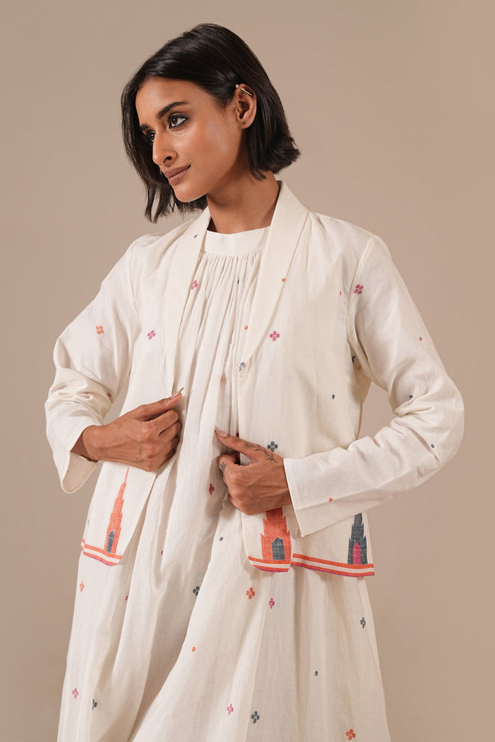 Ivory Nova Dress With Jacket