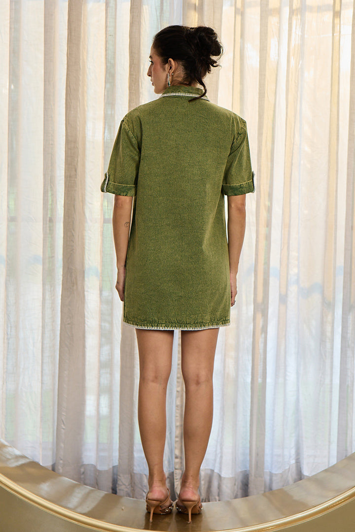 Audrey Dress in Green