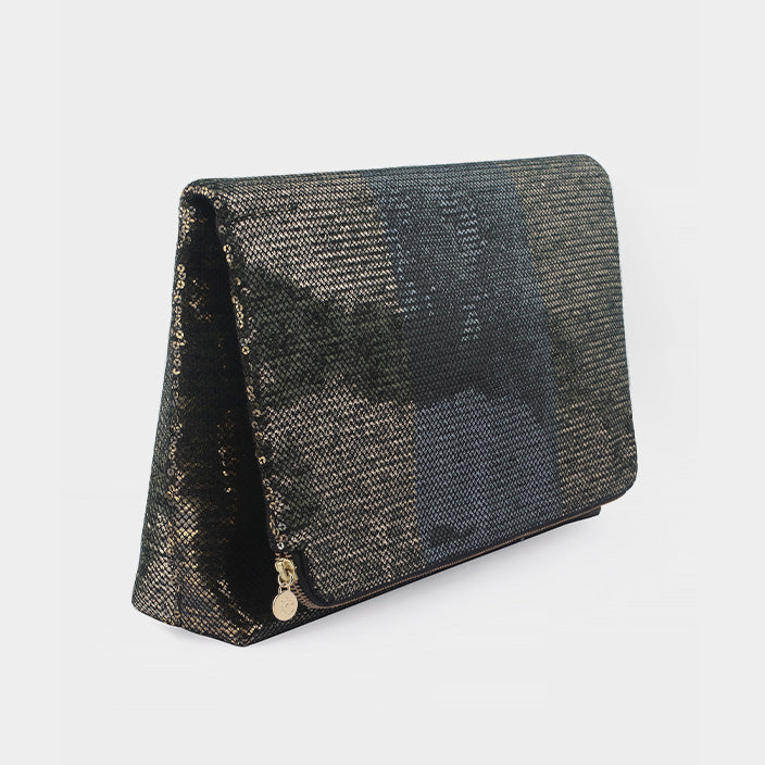 KUBWA SEQUIN CLUTCH