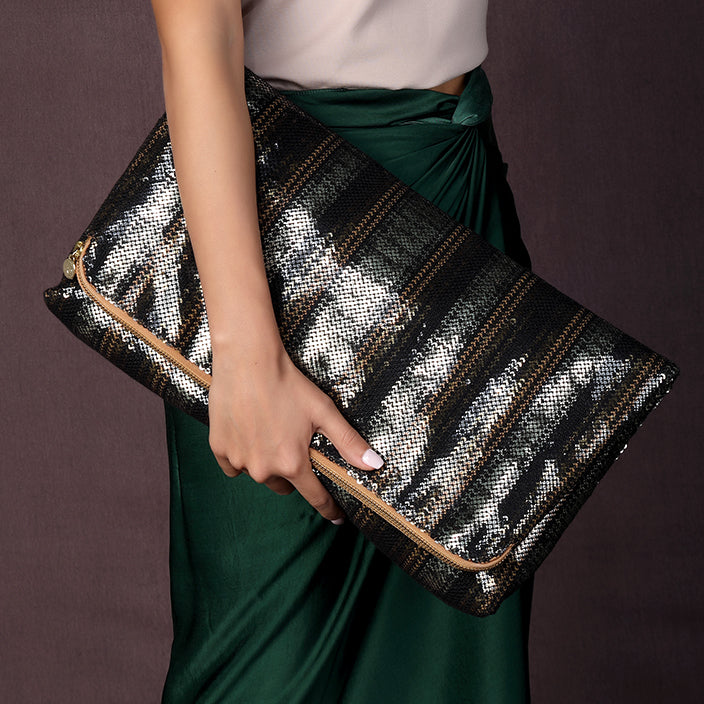 KUBWA SEQUIN CLUTCH