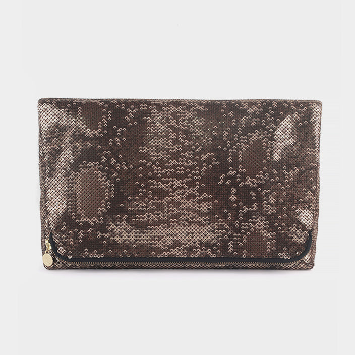 NYOKA SEQUIN CLUTCH