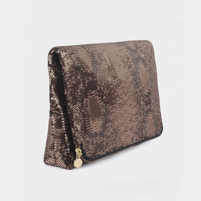 NYOKA SEQUIN CLUTCH