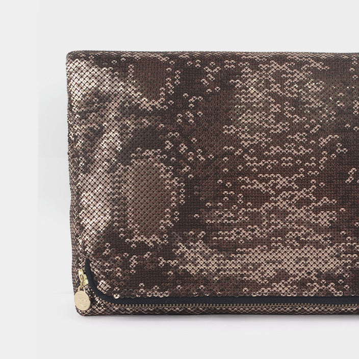 NYOKA SEQUIN CLUTCH