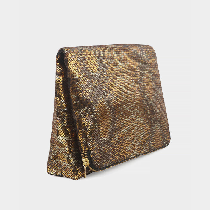 NYOKA SEQUIN CLUTCH