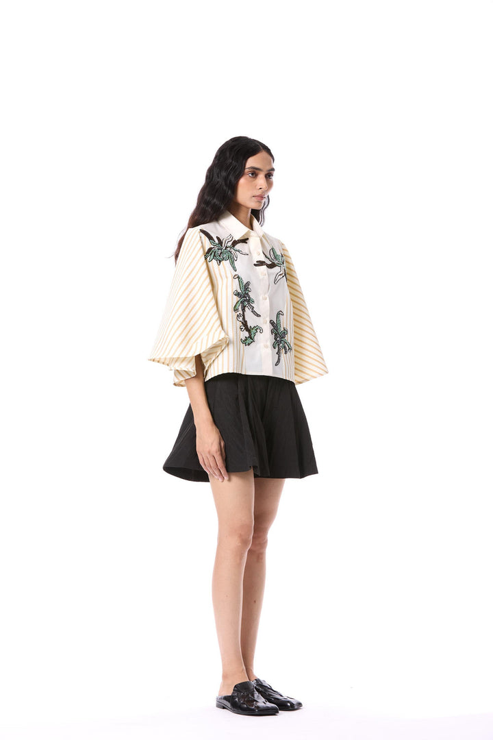 Opal Thorn Embellished Shirt