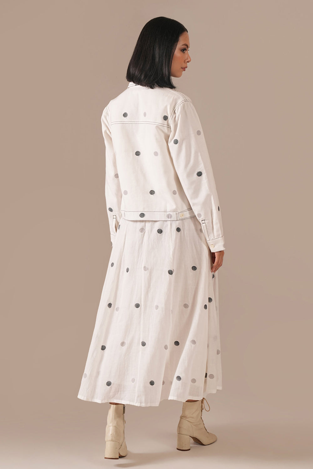 Pearl Glow Dress With Jacket