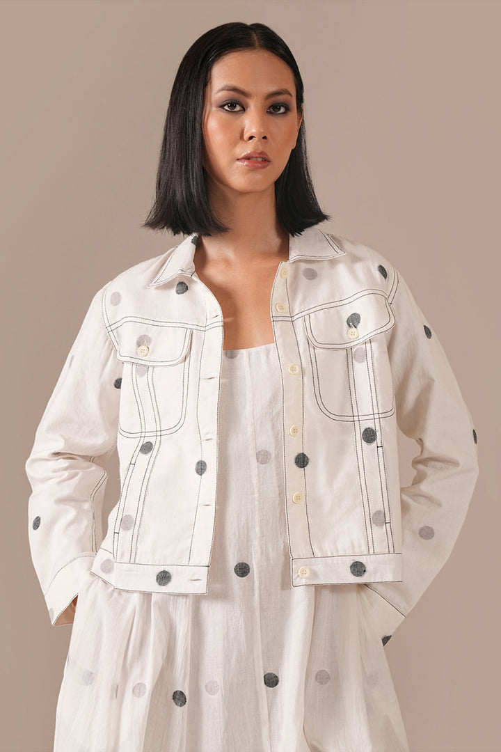 Pearl Glow Dress With Jacket