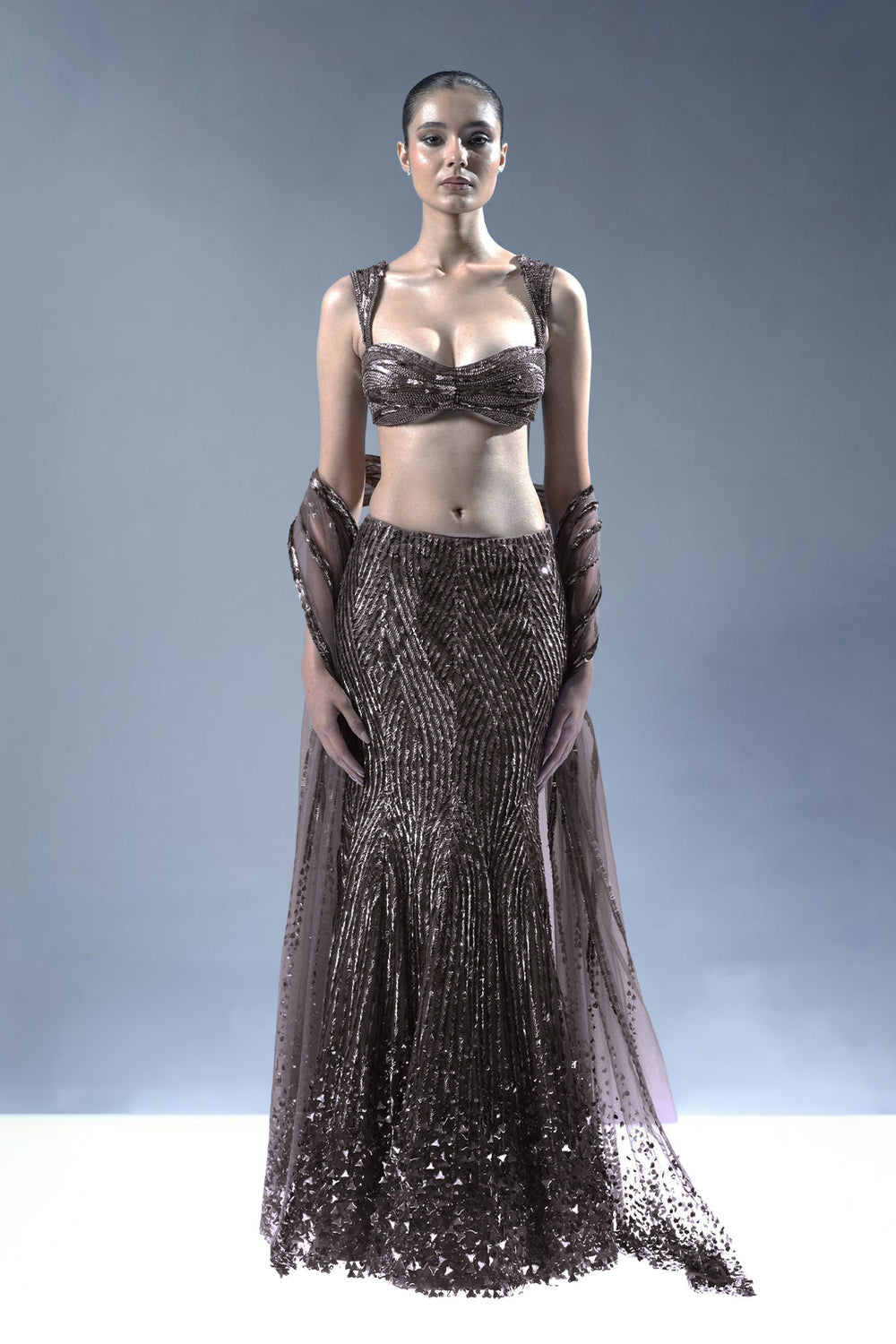 Starlit Cascade Lehenga Set