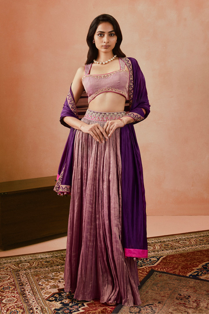 Johari Crushed Skirt Set