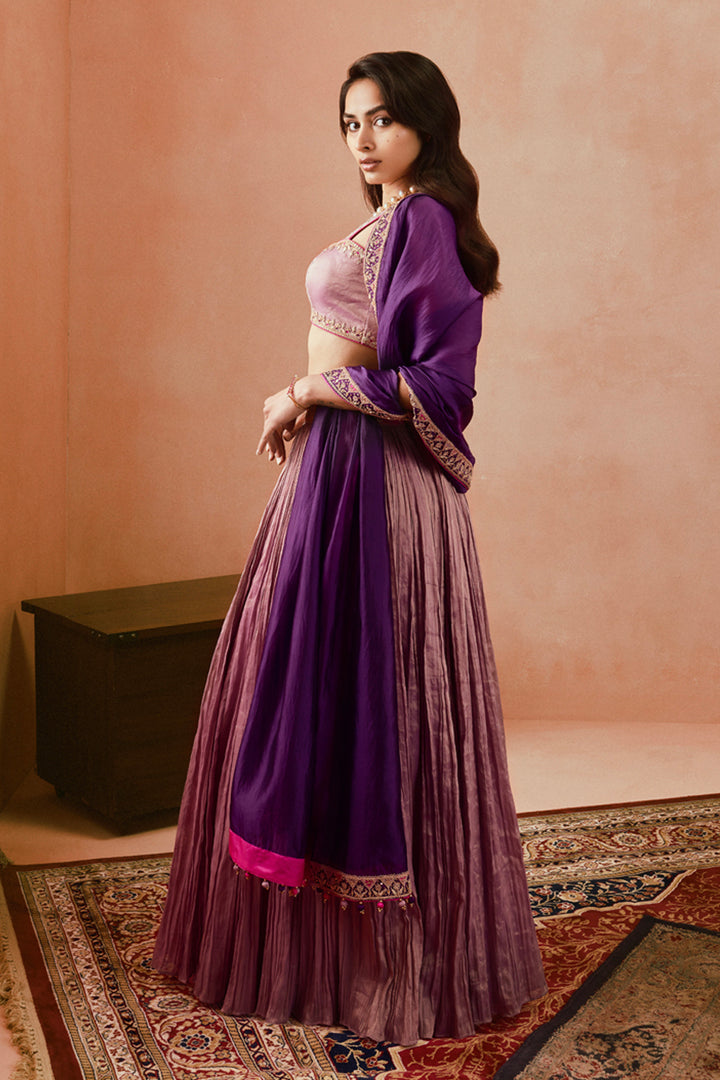 Johari Crushed Skirt Set