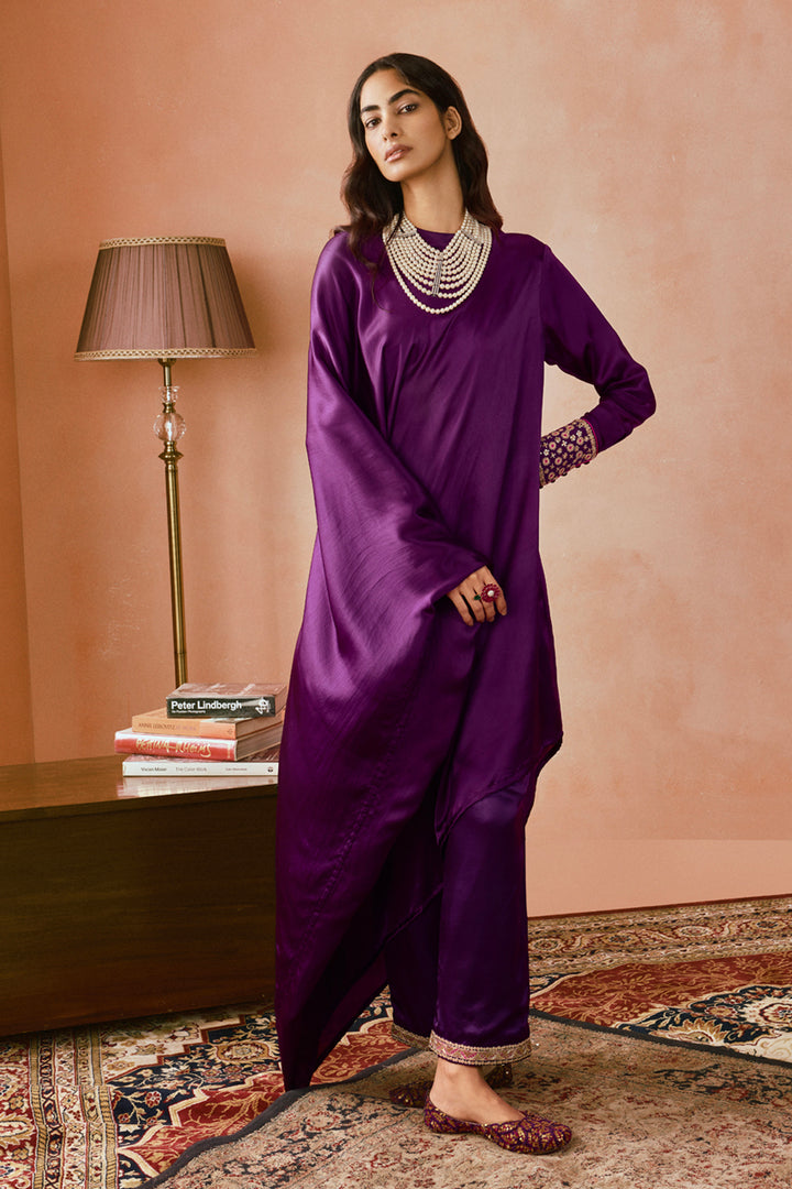 One Side Sleeve Tunic Set