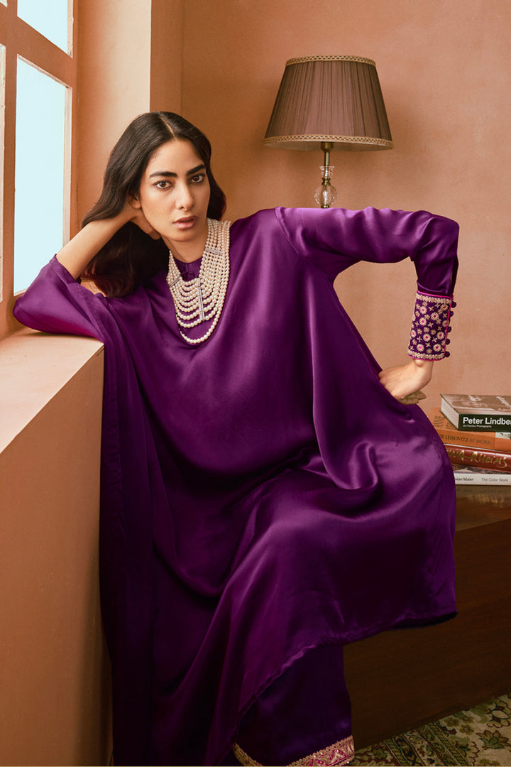 One Side Sleeve Tunic Set