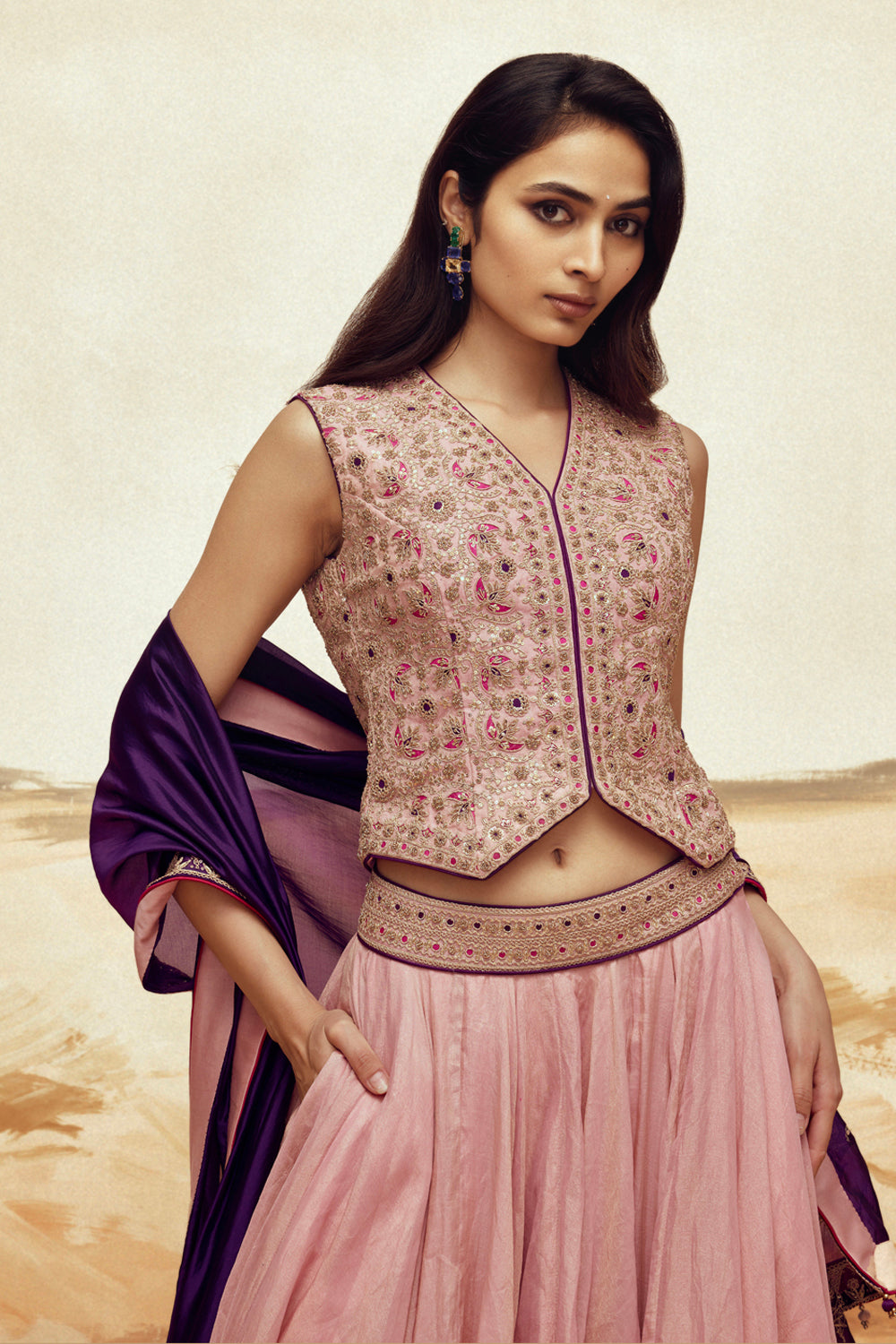 Johari Lehenga Set