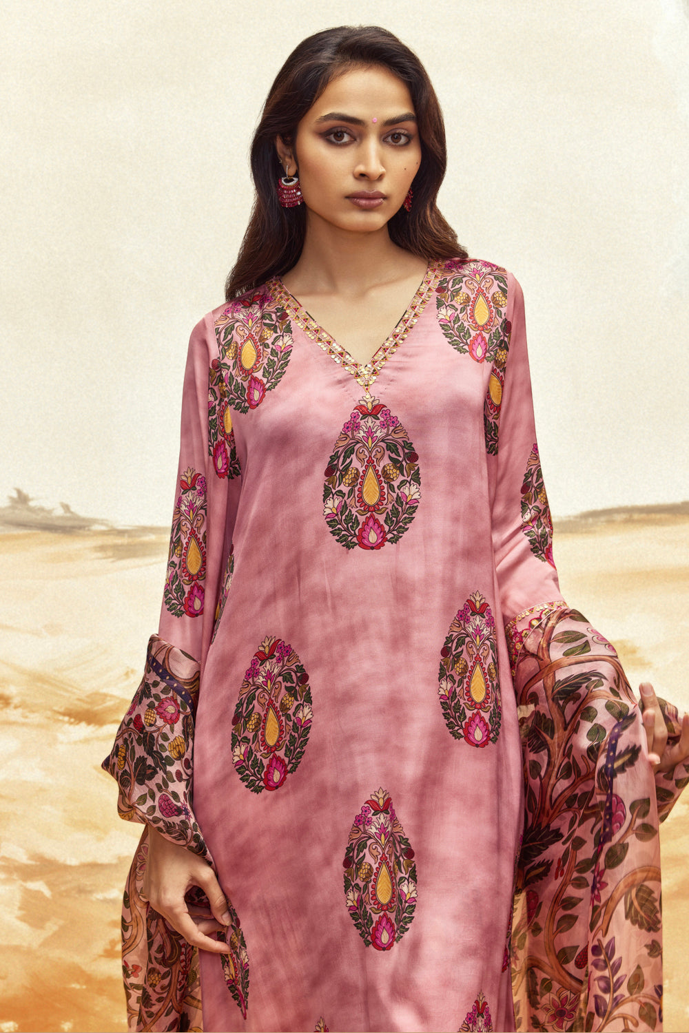 Kaftan Kurta Set