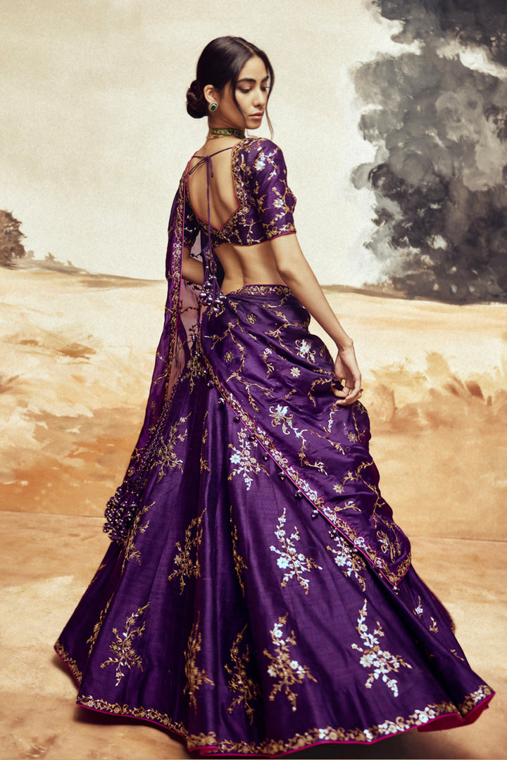 Sara Ali Khan In Our Ranisa Baingani Lehenga Set