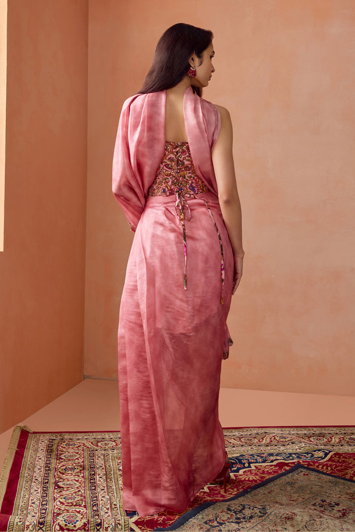 Sanjana Sanghi In Our Corset And Draped Skirt Set