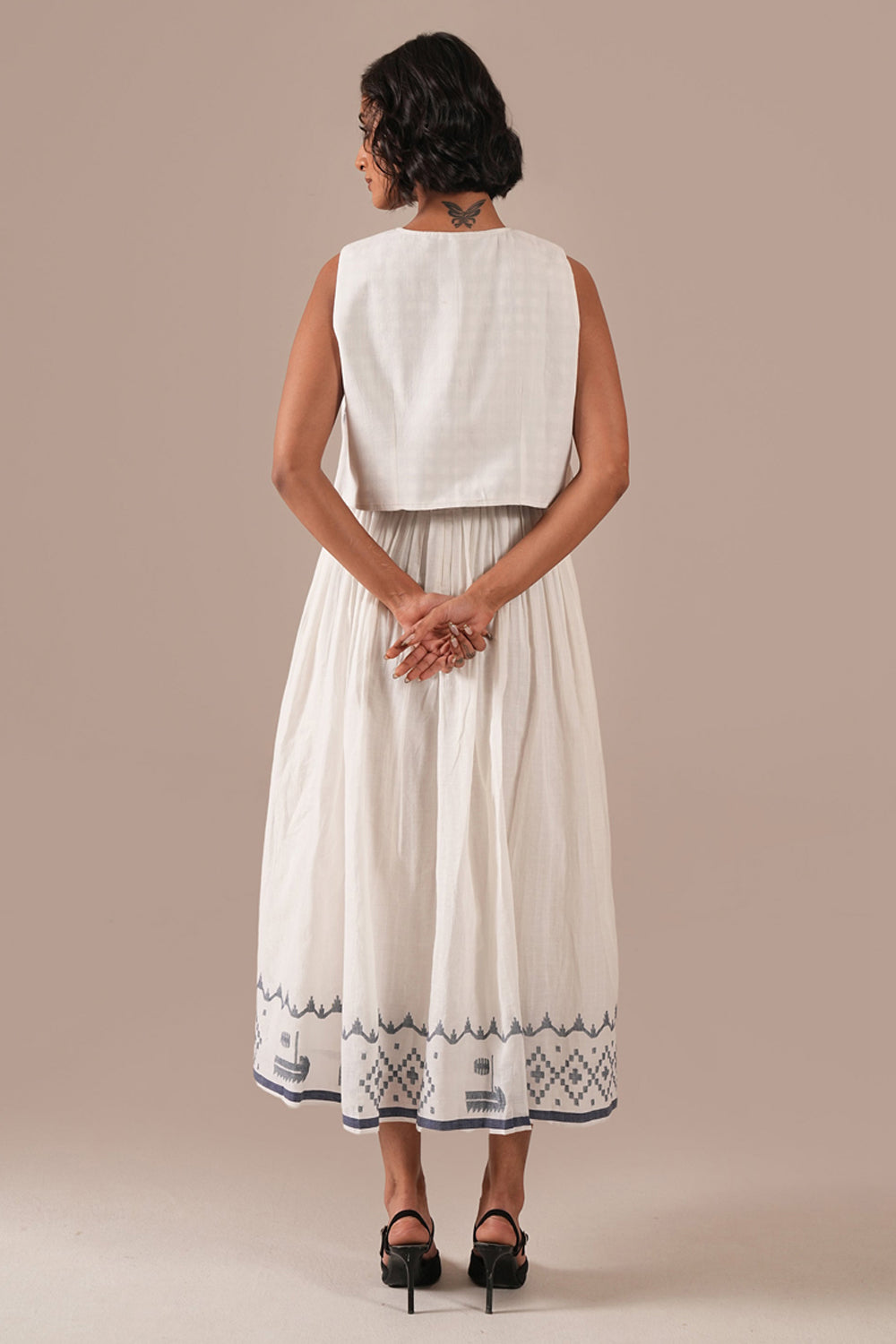 Snowflake Drift Dress With Jacket