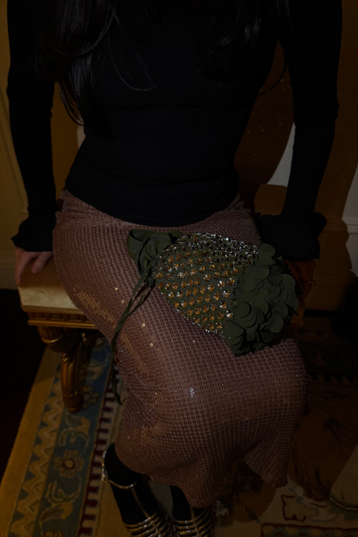Rocky Bag - Siren (green & dusky gold)