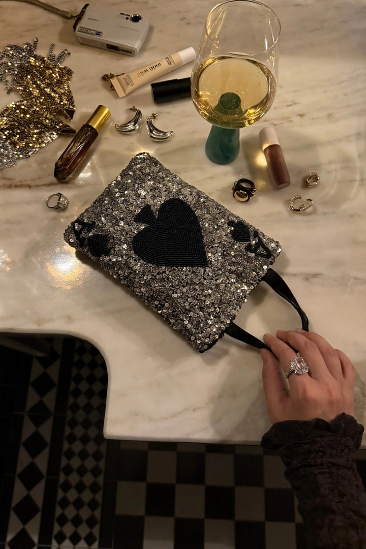 Ace Bag - gold & silver