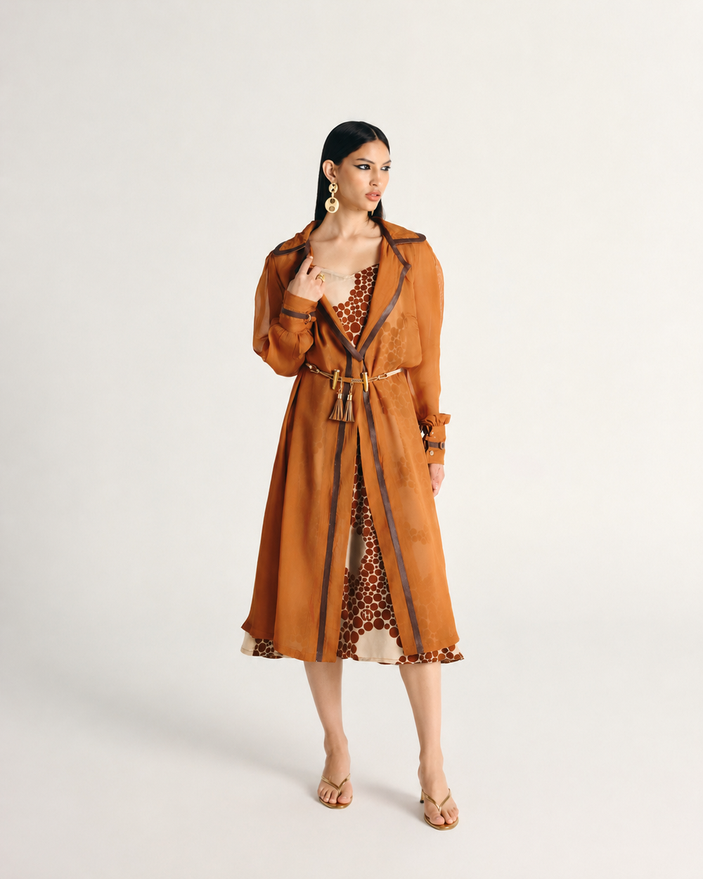 Haneen Trench Coat Set